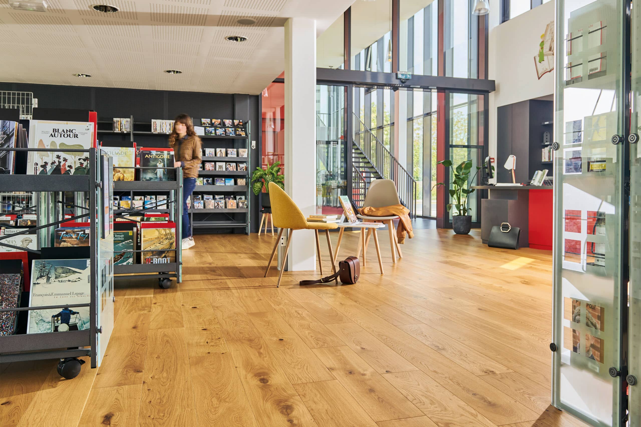 High traffic, the flooring range for specific public areas