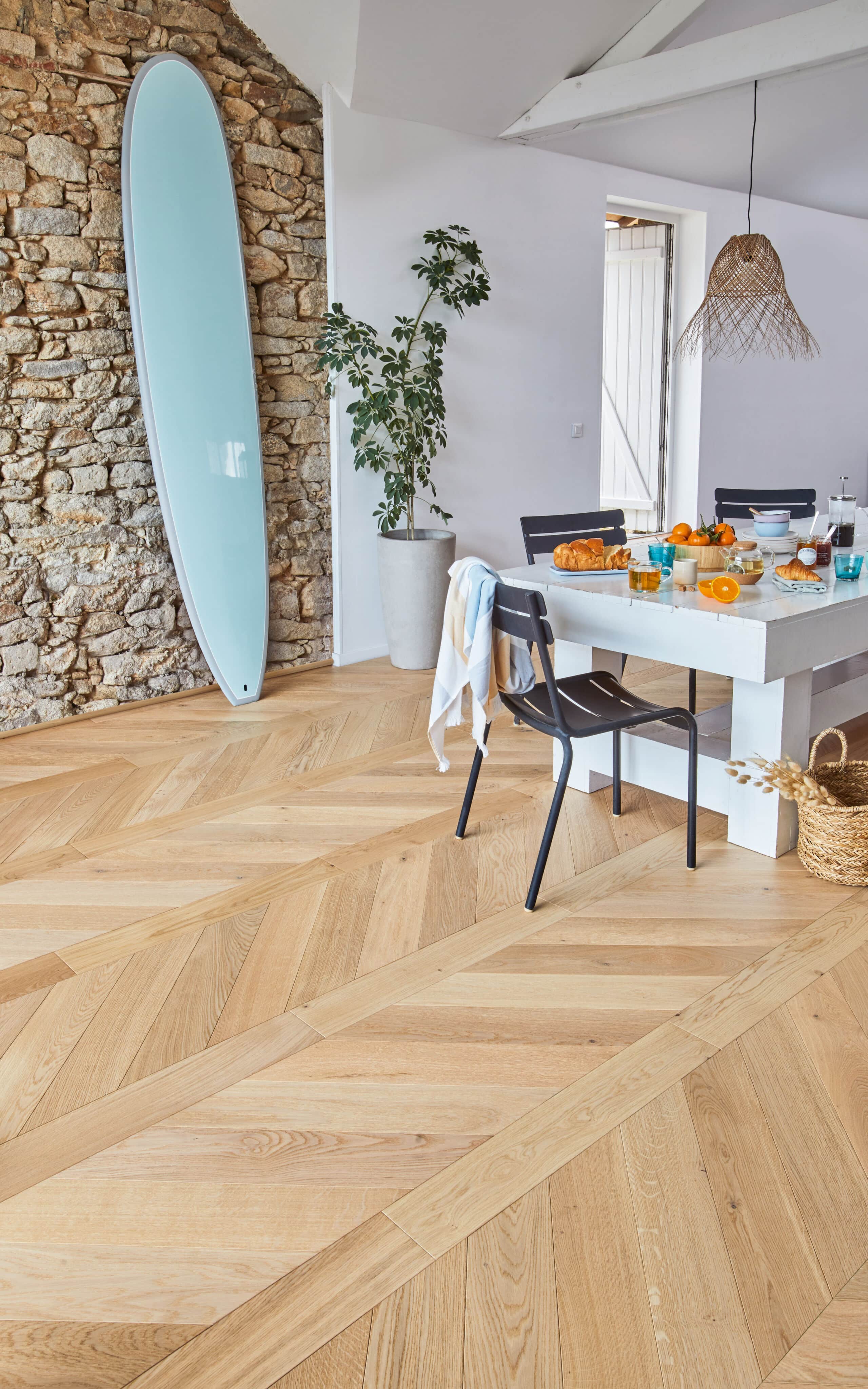 Chevron 139, Classic wood floors with a contemporary twist