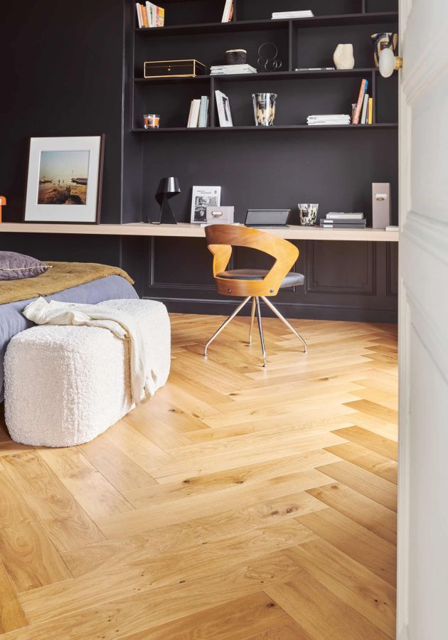 Ambiance parquet Chêne Zenitude Miel, Bâton Rompu 139