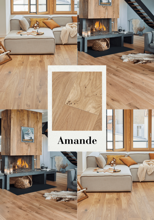 Photos d'ambiance avec parquet Amande
