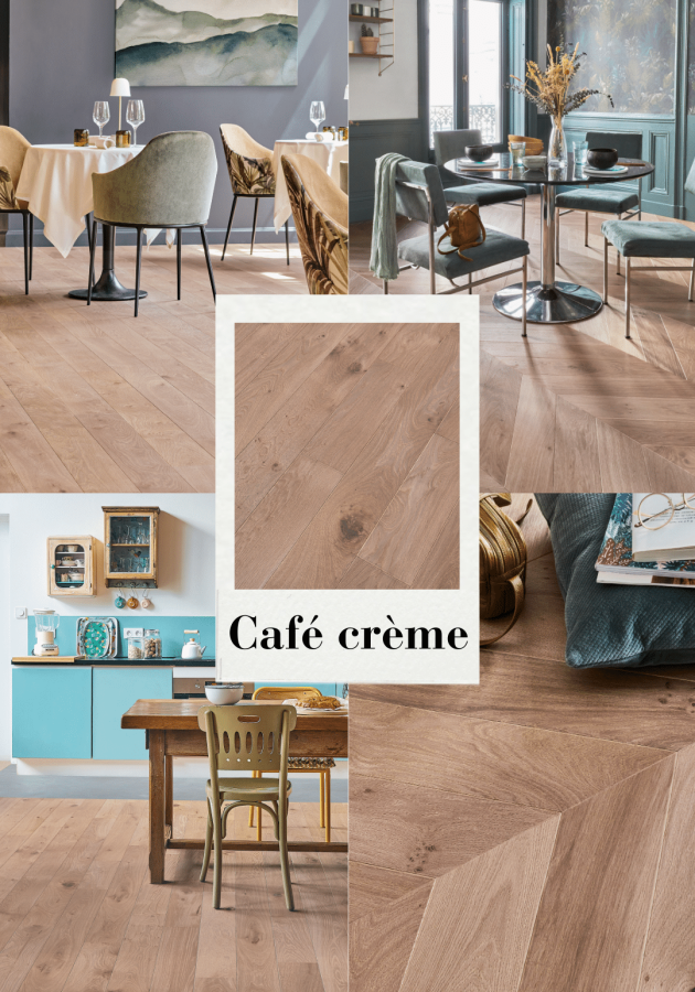 Photos d'ambiance avec parquet Café crème