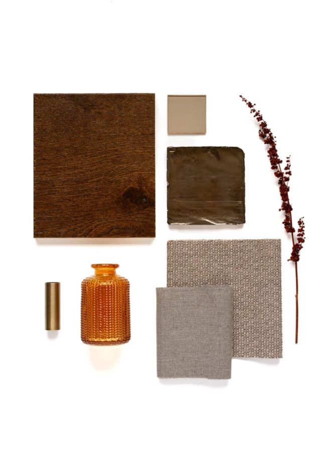 Moodboard pour parquet Fauve