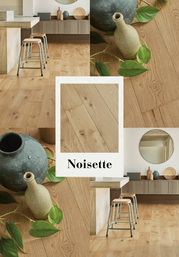 Photos d'ambiance avec parquet Noisette
