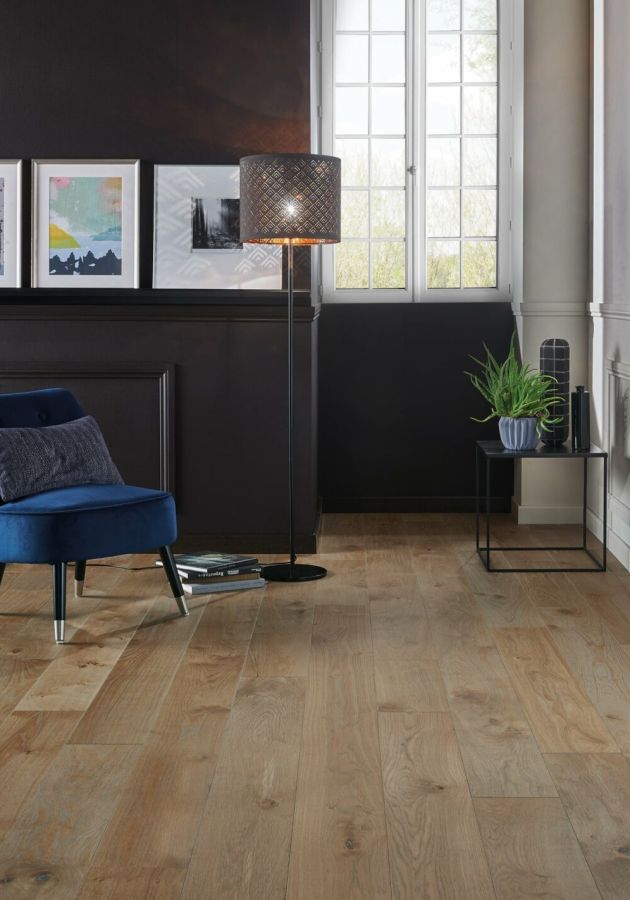 Photo d'ambiance parquet Chêne Authentique Flanelle, Diva 184