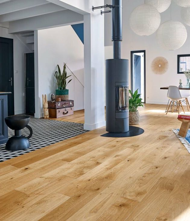 Photo d'ambiance parquet Chêne Authentique Miel, Diva 184