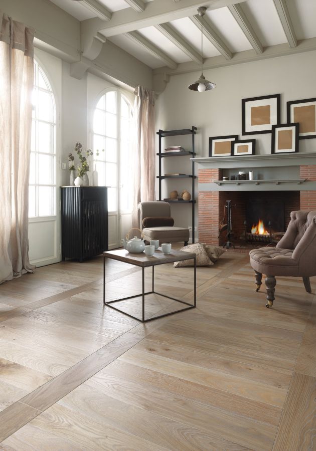 Photo d'ambiance parquet Chêne Zenitude-Origine Flanelle, Bâton Rompu 139
