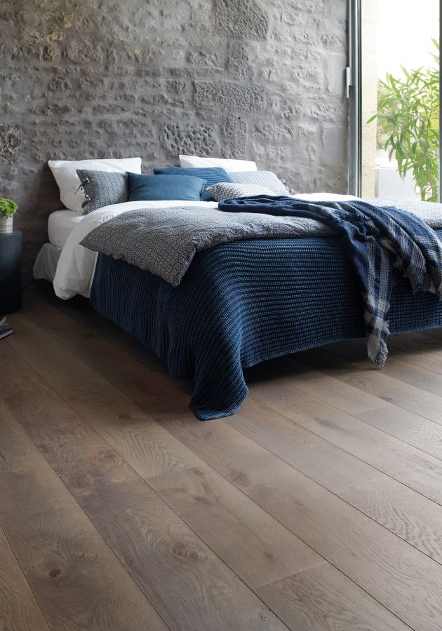 Photo d'ambiance avec parquet Chêne Zenitude Argile, Diva 184