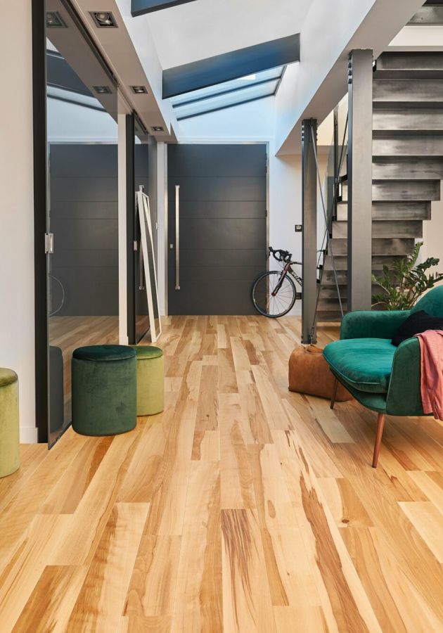 Photo d'ambiance parquet Hêtre flammé Huile naturelle, Diva 139