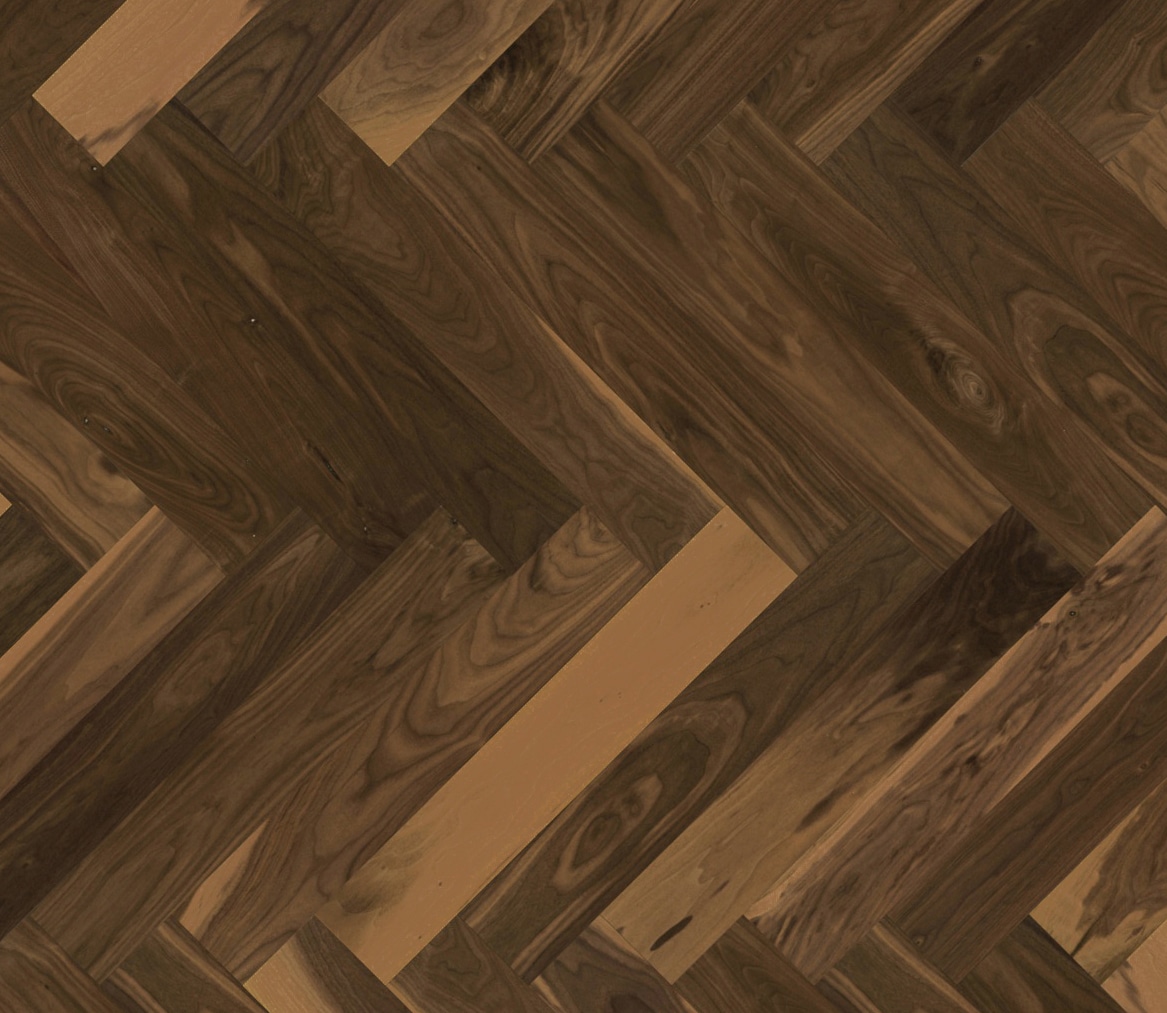 Photo de texture - Texture du parquet Panaget Noyer Satiné, Bâton Rompu 139